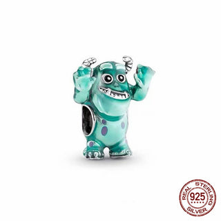 new 100% 925 sterling silver disney charm of ley 925 Chain Beaded Suitable For Ladies Original Pandora Bracelet DIY Jewelry ALODIA STORE