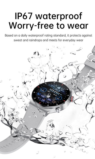 2022 New Bluetooth Call Smart Watch Men Sports Fitness Tracker Waterproof Smartwatch Large HD screen for huawei Xiaomi phone+box ALODIA STORE