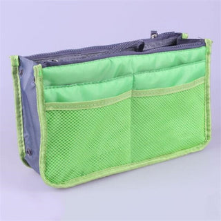 Nylon Cosmetic Bags For Women Tote Insert Double Zipper Makeup ALODIA STORE
