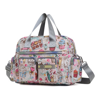 Ladies LargeCapacity Waterproof Tote Bag Flower ALODIA STORE