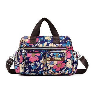 Ladies LargeCapacity Waterproof Tote Bag Flower ALODIA STORE
