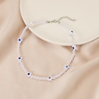 Trendy Love Pearl Necklace Female Personality Travel Party Fashion Clavicle Necklace Accessories collar perlas collar ALODIA STORE