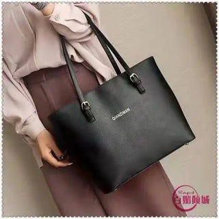 New Women's Handbags Simple Shoulder Bag Large Capacity Leather Fashion Korean Tote Bag Trendy Leisure Office Lady Bags ALODIA STORE