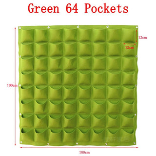 NEW Wall Hanging Pockets Planting Bags Flower Pot Waterproof Grow Bag Garden Planter Vertical Suculentas Plant Pot Home Decor ALODIA STORE