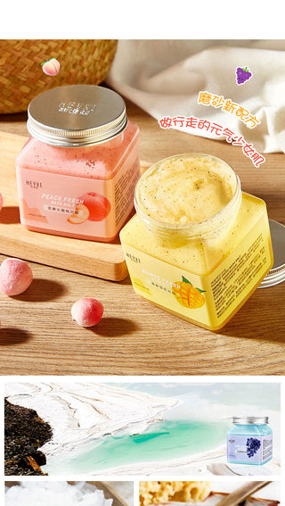 Fruity Body Scrub Back Foot Hand Body Exfoliating Moisturizer Deep Cleansing Moisturizing Dead Skin Removal Skin Care Exfoliator ALODIA STORE