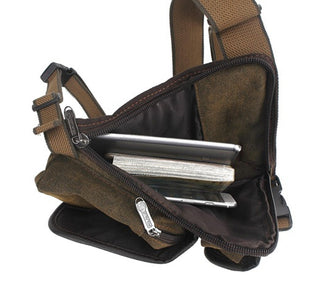 High Quality Men's Canvas Drop Leg Bag Military Motorcycle Multi-purpose Messenger Shoulder Bags Belt Hip Bum Waist Fanny Pack ALODIA STORE