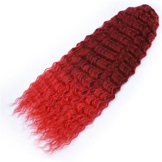 Synthetic Ariel Curl Hair Water Weave Passion Twist Crochet Braids Hair Extensions Ombre Blonde Pink Braiding Hair For Women ALODIA STORE