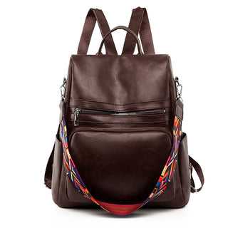 Fashion Anti-theft Women Backpacks Famous Brand High leather ALODIA STORE