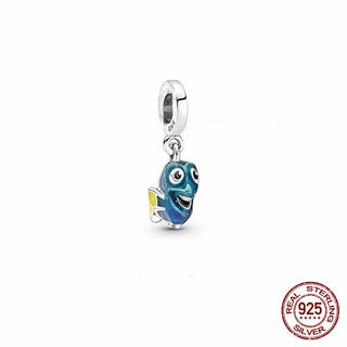 new 100% 925 sterling silver disney charm of ley 925 Chain Beaded Suitable For Ladies Original Pandora Bracelet DIY Jewelry ALODIA STORE