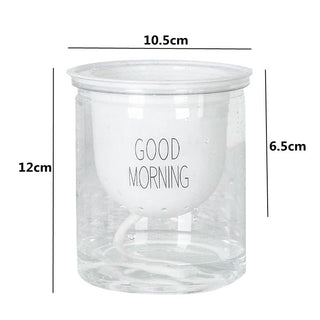 Self Watering Planter Pots Mini Round Design Succulent Plant Pot Indoor Home Garden Modern Decorative Pot Garden Supplies FU ALODIA STORE