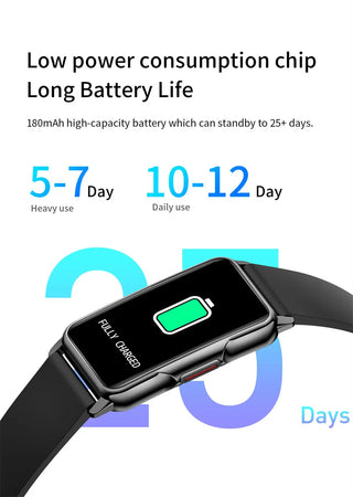 New Sports Smart Watch Men Women 1.47-inch Full Touch Fitness Tracker IP67 Waterproof Smartwatch For Huawei Xiaomi Phone ALODIA STORE