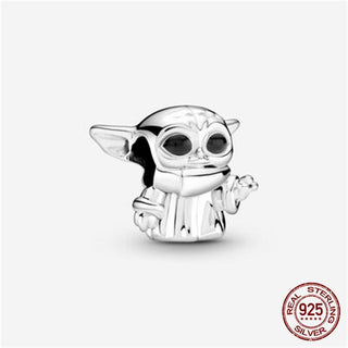 new 100% 925 sterling silver disney charm of ley 925 Chain Beaded Suitable For Ladies Original Pandora Bracelet DIY Jewelry ALODIA STORE