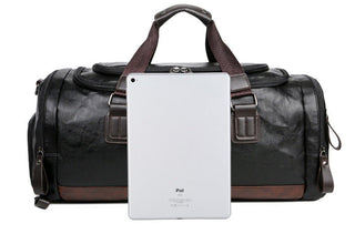 Men Quality Leather Travel Bags Carry on Luggage Bag Men Duffel Bags Handbag Casual Traveling Tote Large Weekend Bag Hot XA631ZC ALODIA STORE