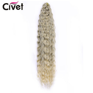 Synthetic Ariel Curl Hair Water Weave Passion Twist Crochet Braids Hair Extensions Ombre Blonde Pink Braiding Hair For Women ALODIA STORE