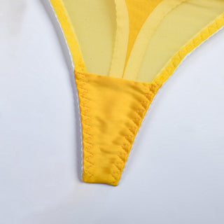 Ellolace Lingerie Sexy Porn Underwear Women Body Luxury 6-Piece Bra and Panty Set See Through Intimate Uncensored Sheer Outfits ALODIA STORE