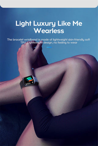 Twitch  Smart Watch Men Women Bluetooth Fitness Tracker Bracelet Sport Heart Rate Blood Pressure Kids Smartwatch for IOS Android ALODIA STORE