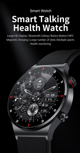 2022 New Bluetooth Call Smart Watch Men Sports Fitness Tracker Waterproof Smartwatch Large HD screen for huawei Xiaomi phone+box ALODIA STORE