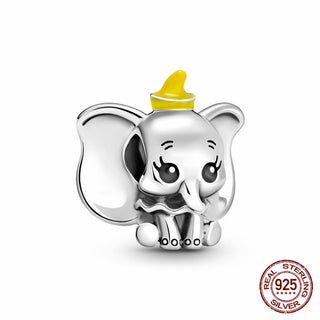 new 100% 925 sterling silver disney charm of ley 925 Chain Beaded Suitable For Ladies Original Pandora Bracelet DIY Jewelry ALODIA STORE