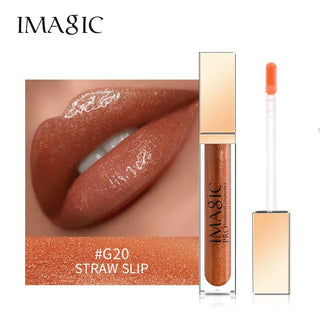 IMAGIC Lipgloss Matte 20 Colors Lip Gloss Velvety Lipstick Liquid Matte Waterproof Lip Tint Full & rich Sexy Lip Makeup Cosmetic ALODIA STORE