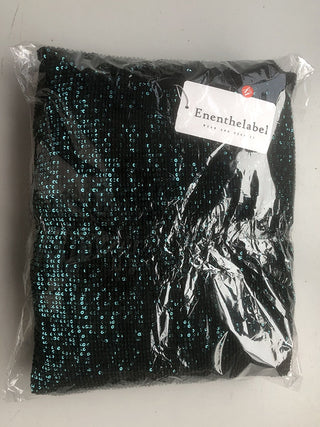 Enenthelabel O Neck Full Sleeved Maxi Dress Stretch Sequined Floor Length Evening Party Dress ALODIA STORE