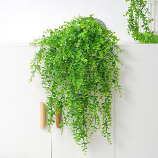Artificial Plant Vines Wall Hanging Rattan Leaves Branches Outdoor Garden Home Decoration Plastic Fake Silk Leaf Green Plant Ivy ALODIA STORE