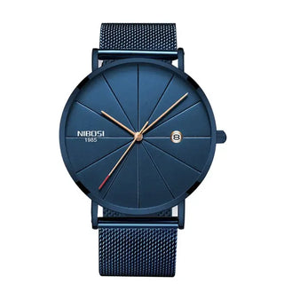 NIBOSI Ultra Thin Fashion Men Watch Top Luxury Brand Business Quartz Watches Waterproof Sports Watch Men Clock Relogio Masculino ALODIA STORE