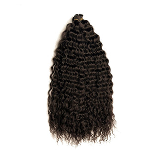 Synthetic Curl Hair Water Wave Pink 22 Inch Deep Wave Braiding Hair Extension Crochet Hair Synthetic Goddess Braiding Hair ALODIA STORE
