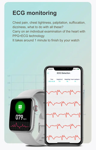 2023 NEW Smart Watch Bluetooth Calls Smartwatch For Men Women Sport Fitness Bracelet Custom Watch Face Sleep Heart Rate Monitor ALODIA STORE