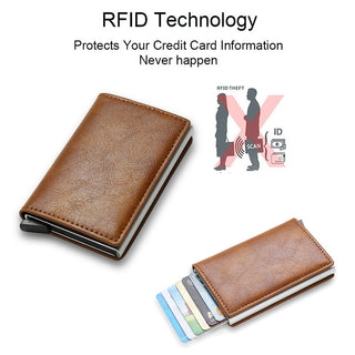Rfid Card Holder Men Wallets ALODIA STORE