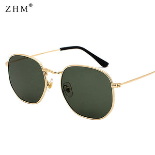 Men's Square Metal Frame Sunglasses ALODIA STORE