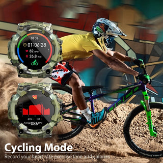 LOKMAT ATTACK Full Touch Screen Fitness Tracker Smart Watch Men Heart Rate Monitor Blood Pressure Smartwatch For Android ios ALODIA STORE