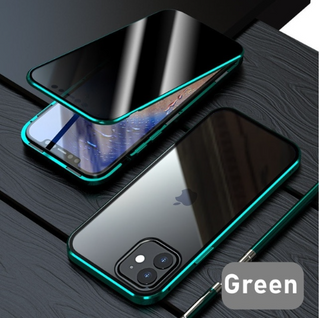 Glass Privacy Metal Phone Case For iPhone 14 ALODIA STORE