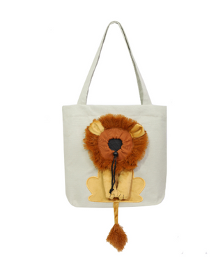 Soft Pet Carriers Lion Design Portable Breathable Bag ALODIA STORE