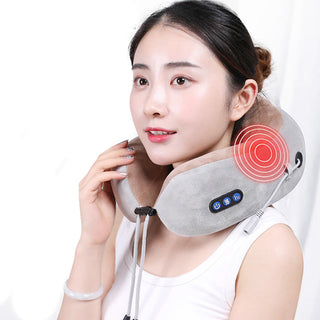 U-Shaped Portable Electric Neck Massager Pillow ALODIA STORE