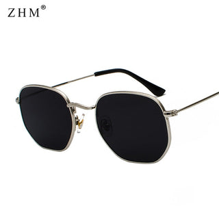 Men's Square Metal Frame Sunglasses ALODIA STORE