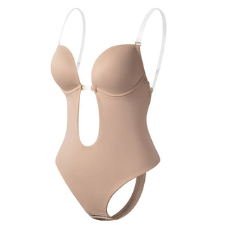 Shapewear Bodysuit Women Deep V-Neck Body Shaper ALODIA STORE