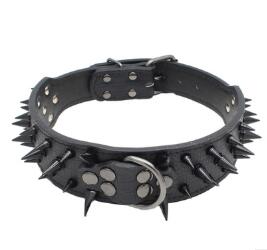 Spiked Studded Leather Collars ALODIA STORE
