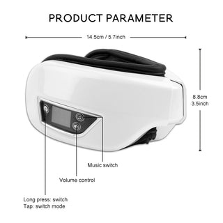 Electric Vibration Bluetooth Eye Massager ALODIA STORE