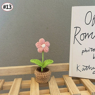 Hand-woven Knit Flower ALODIA STORE