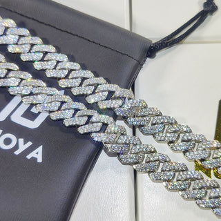 Gold Plated Iced Out Chain for Men and Women Cuban Chain Necklace ALODIA STORE