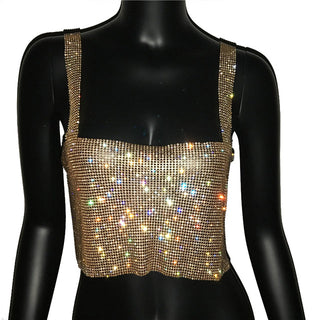 Glitter Nightclub Tank Top ALODIA STORE