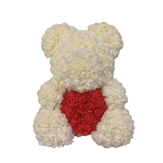 Rose Bear Heart Artificial Flower ALODIA STORE