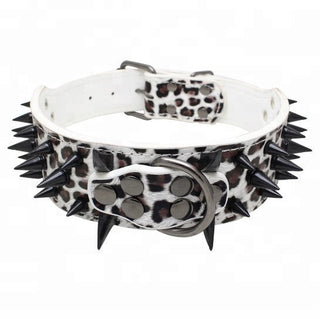 Spiked Studded Leather Collars ALODIA STORE