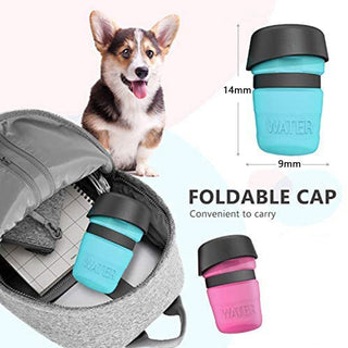 Portable BPA Free Foldable Dog Water Bottle ALODIA STORE