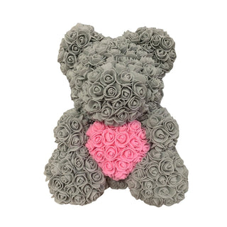Rose Bear Heart Artificial Flower ALODIA STORE