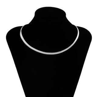 Thick Chains Short Choker Necklace ALODIA STORE