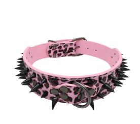 Spiked Studded Leather Collars ALODIA STORE