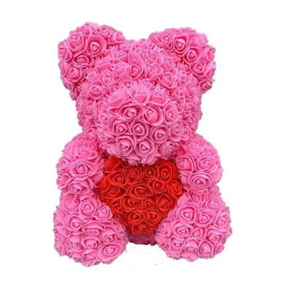 Rose Bear Heart Artificial Flower ALODIA STORE