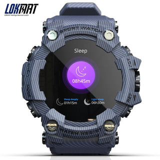 LOKMAT ATTACK Full Touch Screen Fitness Tracker Smart Watch Men Heart Rate Monitor Blood Pressure Smartwatch For Android ios ALODIA STORE