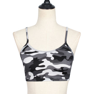 New Camouflage Blackless croptop